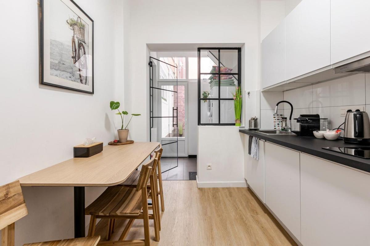 Cosy Appartement Met Tuin In Centrum Antwerpen Gratis Parking Free Parking! מראה חיצוני תמונה