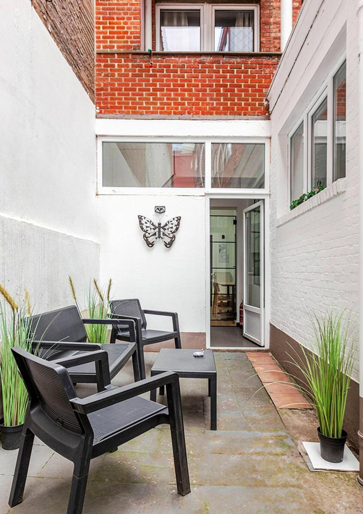 Cosy Appartement Met Tuin In Centrum Antwerpen Gratis Parking Free Parking! מראה חיצוני תמונה